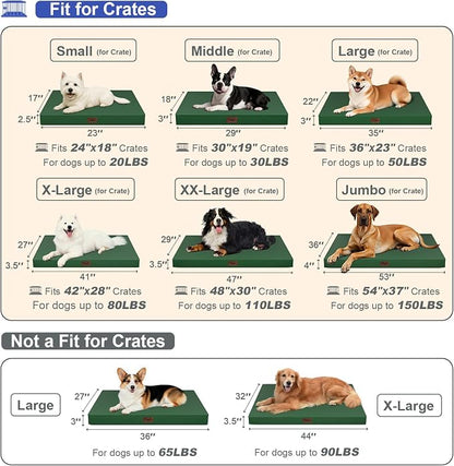 Outdoor Extra Large Dog Bed, Waterproof Dog Bed - Image 2