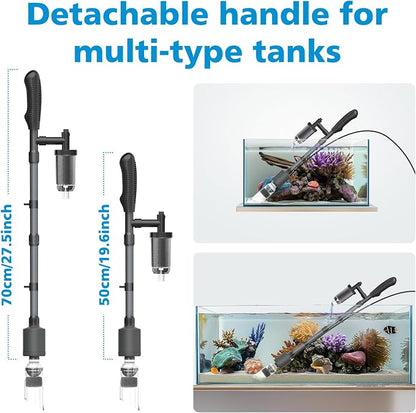 fishkeeper Aquarium Vacuum Gravel Cleaner, 25W 6 in 1 Multifunction Fish Tank - Image 8