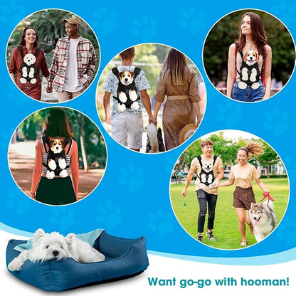 Mosago Dog Backpack Carrier, Adjustable Pet Front Carriers, Legs Out Carrying - Image 7