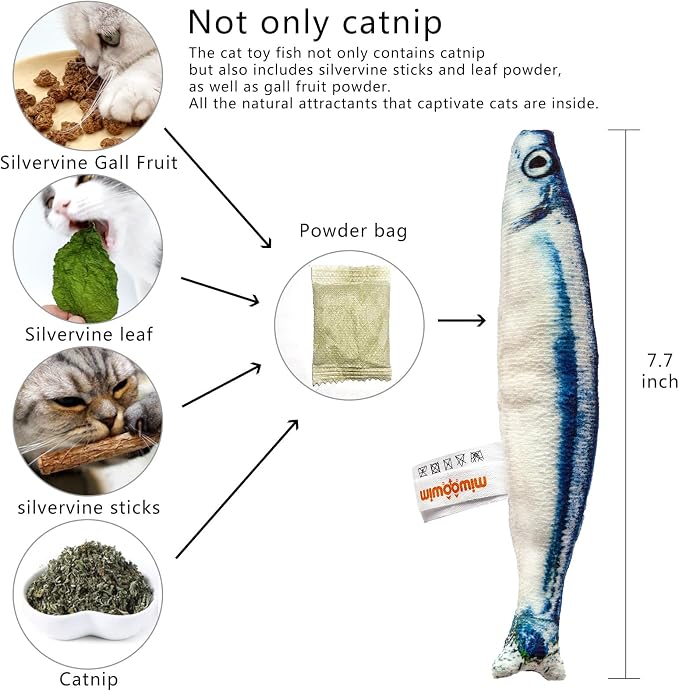 XXL Stainless Steel Cat Litter Box, Includes Catnip Fish Toy & Wand Feather Toy - Image 7