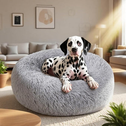 Nisrada Dog Bed for Small Medium Large Dogs, 24 inch Calming Dogs Bed, by Nisrada