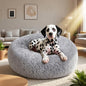 Nisrada Dog Bed for Small Medium Large Dogs, 24 inch Calming Dogs Bed, by Nisrada