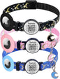 3 Pack Airtag Cat Collar, Breakaway Cat Airtag Collar by Taghelp
