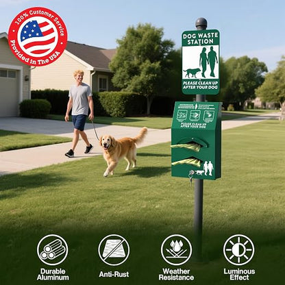 Aluminum Outdoor Dog Bag Dispenser - Image 2