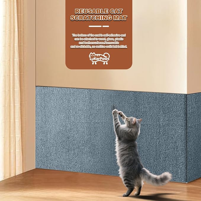 Cat Scratch Mat, Cat Scratch Couch Cats Scratch Furniture Protector - Image 5