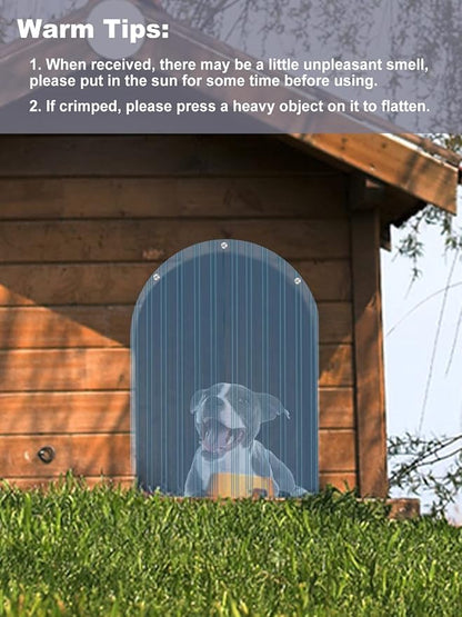 MEWTOGO 15.7 in x 4.9 ft Dog Door Replacement Flaps - Image 6