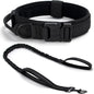 Tactical Dog Collar Set, Adjustable Military Training Nylon Dog Collar by CADONO