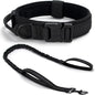 Tactical Dog Collar Set, Adjustable Military Training Nylon Dog Collar by CADONO