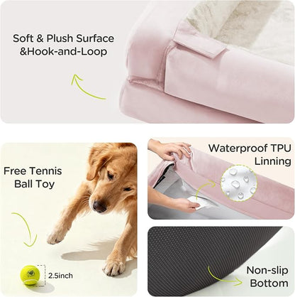 Orthopedic Dog Beds for Large Medium Dogs, Big Waterproof Memory Foam Pet Couch - Image 6