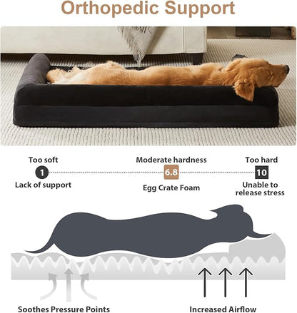 BFPETHOME Dog Beds for Large Dogs, Orthopedic Dog Bed for Medium Large Dogs - Image 2