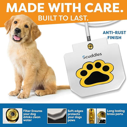 Scuddles Dog Sprinkler, Paw Activated Water Fountain, Outdoor Dog Water - Image 2