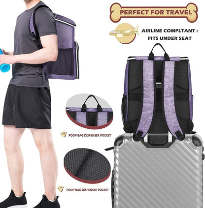 BAGLHER丨Dog Travel Bag Backpack, Airline Approved Pet Supplies Backpack - Image 5