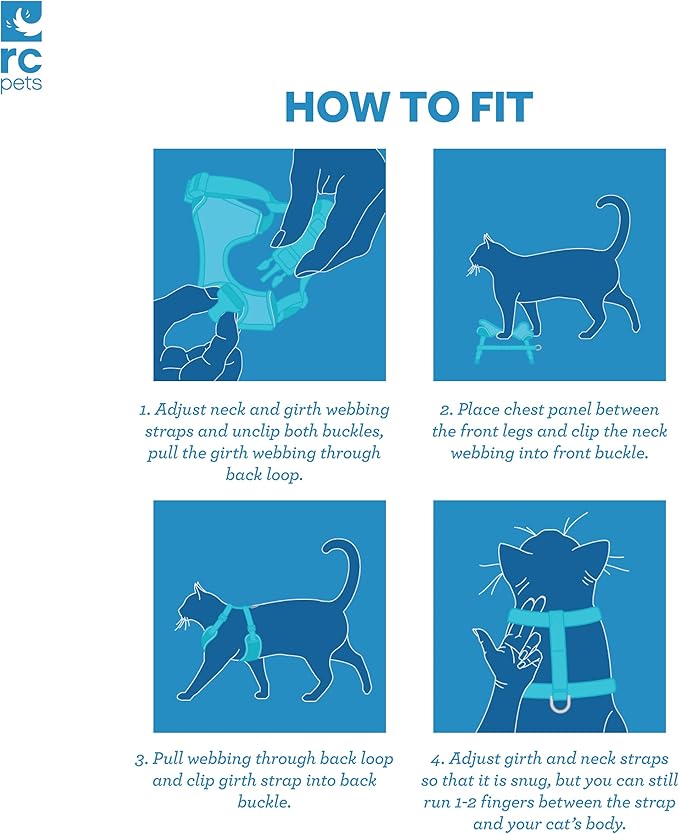 RC Pets Adventure Kitty Cat Harness | Adjustable Airmesh Vest - Image 2