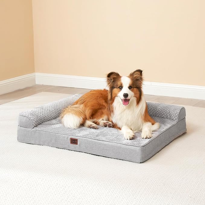 EHEYCIGA Memory Foam Dog Bed Large Size Dogs, Orthopedic Dog Bed Large - Image 9