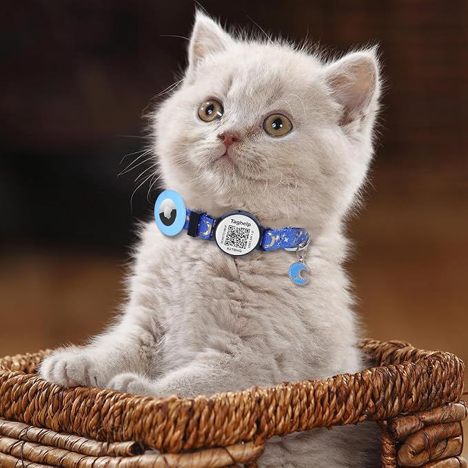 3 Pack Airtag Cat Collar, Breakaway Cat Airtag Collar - Image 5