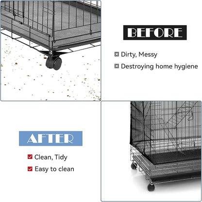 Large Bird Cage Seed Catcher 31 x 118 inches Adjustable Bird Cage Net Cover - Image 4