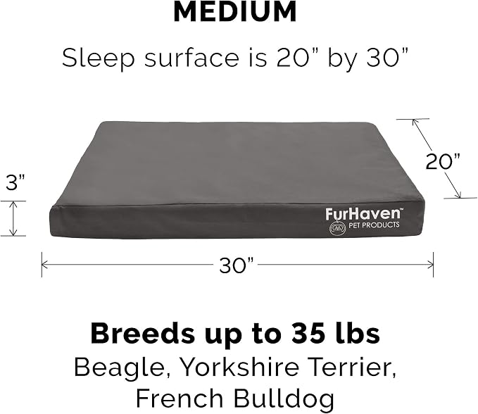Furhaven Water-Resistant Cooling Gel Dog Bed - Image 2