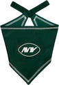 Pets First NFL New York Jets TIE Bandana, Size Large/X-Large. Dog Bandana Scarf by PETSFIRST
