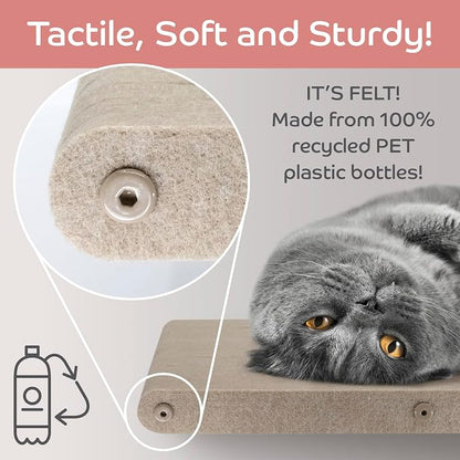 Wall Mounted Cat Steps Short Shelves by Pryde Pets - Image 2