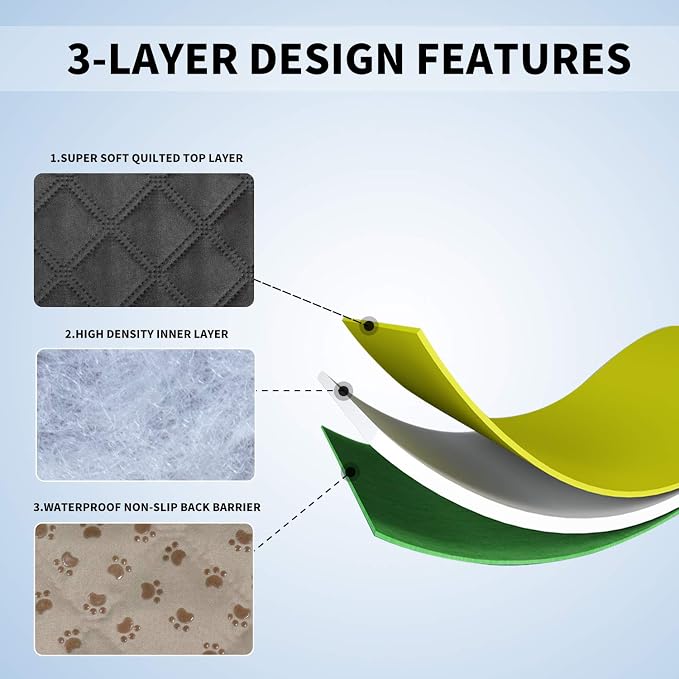 Easy-Going 100% Waterproof Dog Bed Cover, Non-Slip Pet Blanket - Image 5