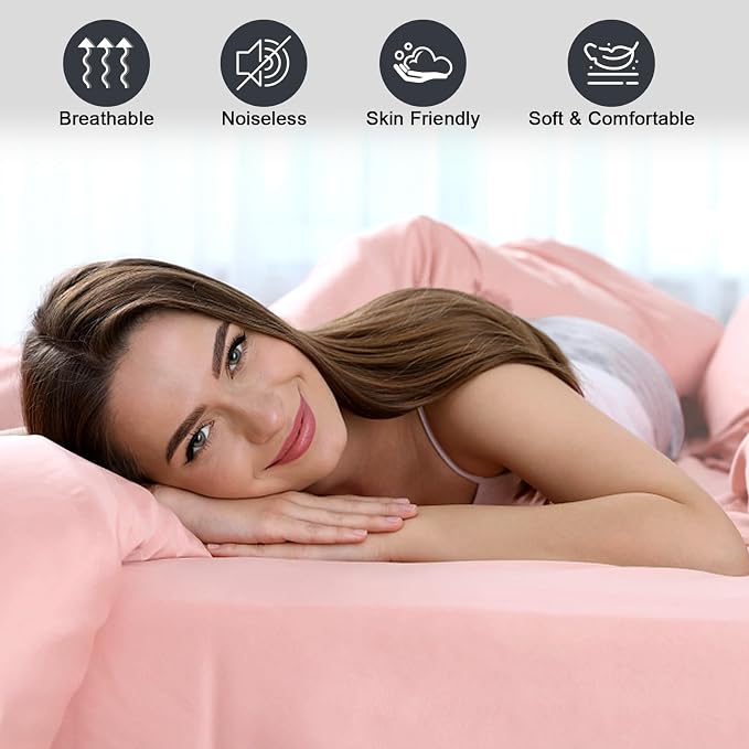 Waterproof Mattress Protector Full, Fitted Sheet Style Breathable Mattress Cover - Image 2