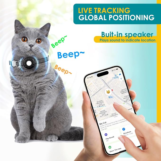 Cat Tracker, Lightweight GPS Tracker Compatible - Image 3