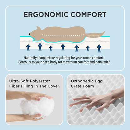 Bedsure Cooling Dog Bed for Small Dogs - Image 4