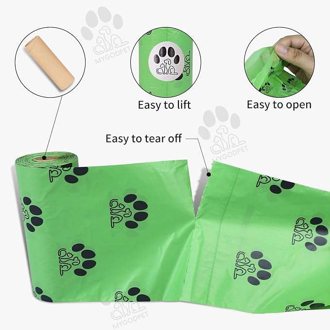 Dog Poop Bags Rolls with Dispenser 150 Count Biodegradable Poop Bags - Image 5