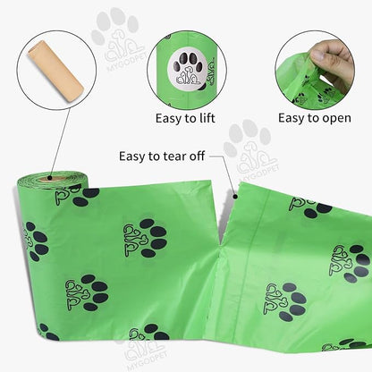 Dog Poop Bags Rolls with Dispenser 150 Count Biodegradable Poop Bags - Image 5