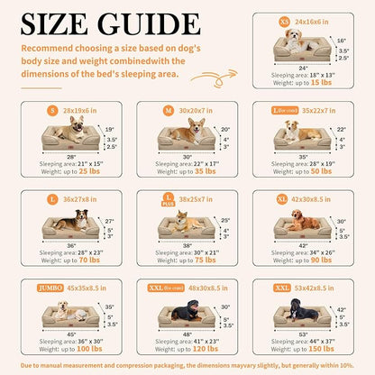 Comfort Expression Waterproof Orthopedic Foam Dog Beds - Image 3