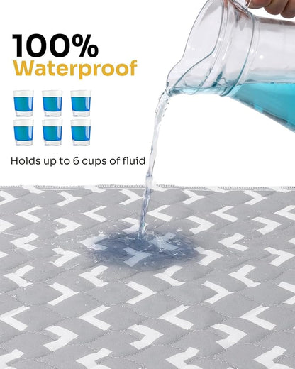 Non-Slip Bed Pads for Incontinence Washable, Waterproof Bed Pads, Bed Wetting - Image 3
