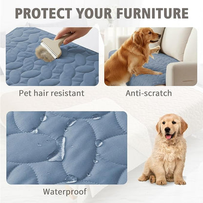 Ameritex Waterproof Pet Bed Cover Anti-Slip Dog Bed Blanket - Image 2