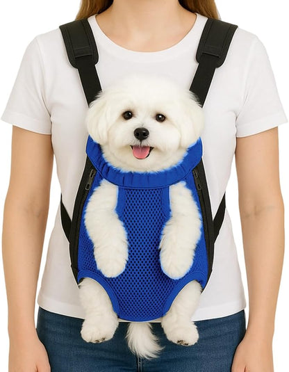 Dog Backpack Carrier, Thick Straps & Cushion, Pet Sling Front Backpacks by Unknown