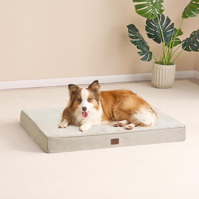 EHEYCIGA Waterproof Dog Bed Orthopedic 35"x23", Memory Foam Pet Bed - Image 8
