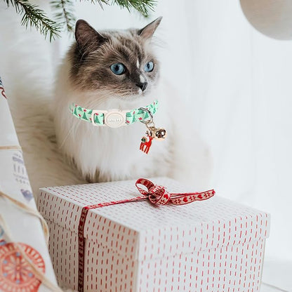 ARING PET 2 Pack Cat Collar, Christmas Breakaway Kitten Small Collars - Image 4