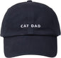 Cat Mom & Dad Hats for Proud Cat Parents | for Men & Women | Embroidered Text by Hatphile