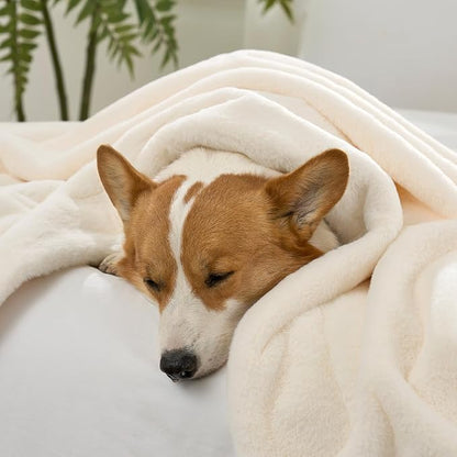 Waterproof Pet Blanket, Ultra Soft Luxury Faux Fur Throw Blanket - Image 6