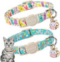 Cat Collar, 2 Pack Easter Day Bunny Cat Collars Breakaway by DOGWONG