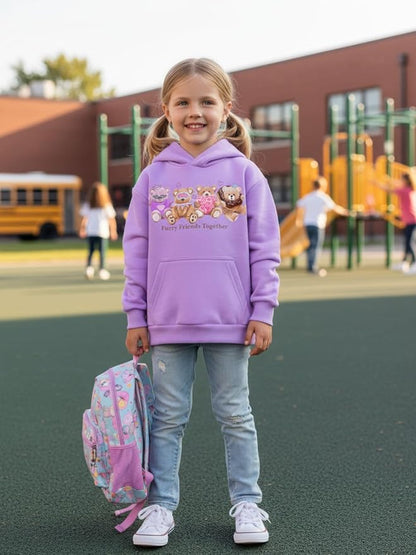 WELAKEN Sweatshirts for Girls Toddler & Kids II Little Girl's Pullover Tops - Image 2
