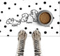 Puppy Pattern Pet Feeding Mat 24x16 Inch Polka Dot Pet Feeding Area Mat Pet by HOMETITUTE