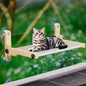 Foldable Cat Window Bed, Solidwood Cat Window Perch by AnExclusiveSkyWorldforCat