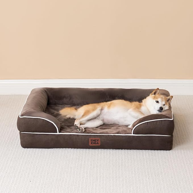 EHEYCIGA Orthopedic Dog Beds for Large Dogs, Waterproof Memory Foam Large Dog - Image 9