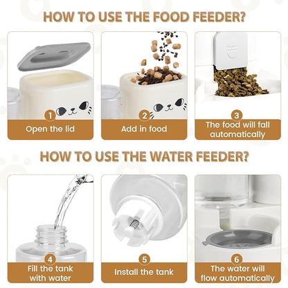 2-in-1 Gravity Pet Feeder & Water Dispenser - Image 6