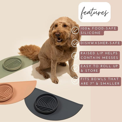 Should We Go - Waterproof Silicone Pet Food Mat - Non-Slip, Spill-Proof Feeding - Image 4