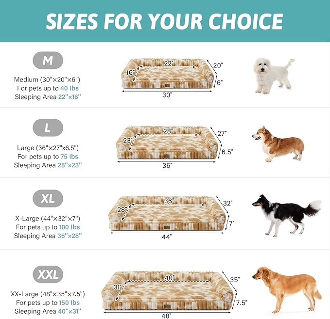 Cute Dog Bed for Small Dogs, Faux Rabbit Fur Orthopedic Foam Dog Bed - Image 4