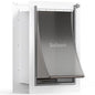 Baboni Pet Door for Wall, Steel Frame and Telescoping Tunnel, Aluminum Lock by Baboni