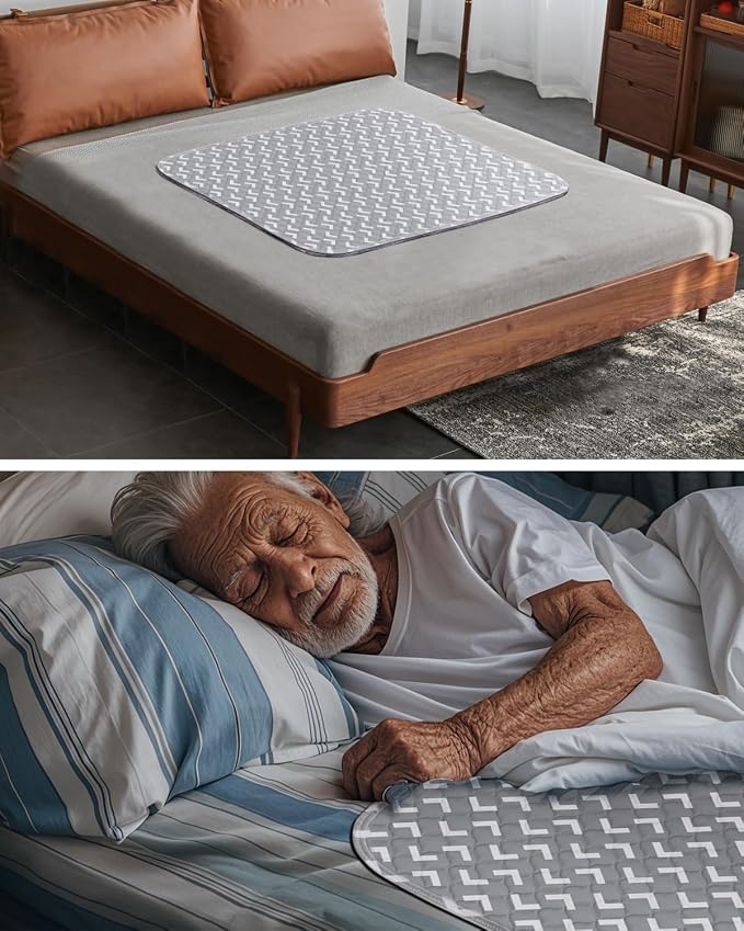 Non-Slip Bed Pads for Incontinence Washable, Waterproof Bed Pads, Bed Wetting - Image 6