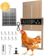 2025 Upgrade 7W Solar Power Chicken Door, Pet Deluxe Automatic Chicken Coop Door by PetDeluxe