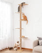 80inch Tall Cat Tree Wall Mount, 15.8in Top Perch Bed by Aechonow