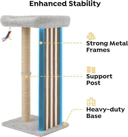 Veehoo 35" Tall Cat Scratching Post - Image 4